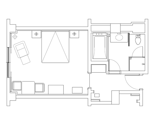 Deluxe Room Plan1