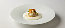 Black Truffle, Goat Cheese Ravioli, Chestnut Cream