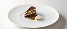 Valrhona Chocolate Mousse, Coconut Ice Cream