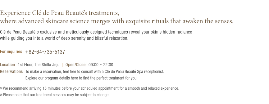into of Clé de Peau Beauté Spa